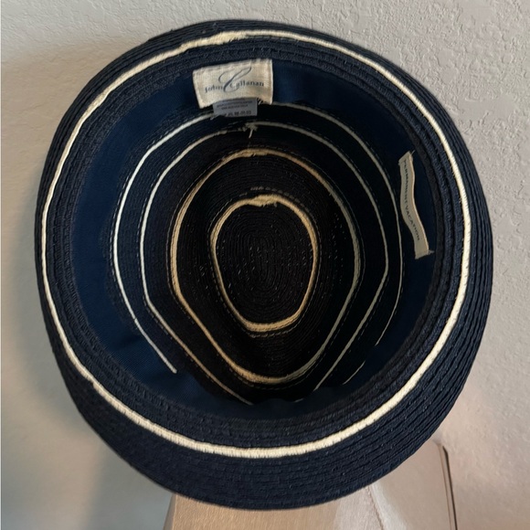 John Callanan Permanent Vacation Navy Blue Nautical Fedora One Size - Picture 4 of 9